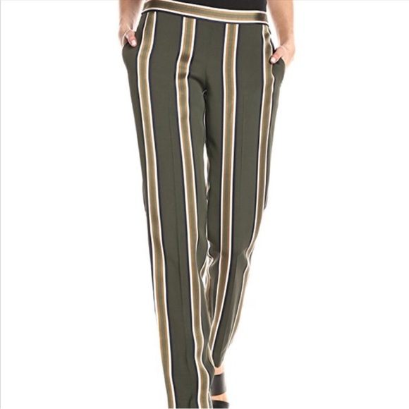 Theory Trouser Termin Pants Size Large Olive Green - Picture 1 of 9